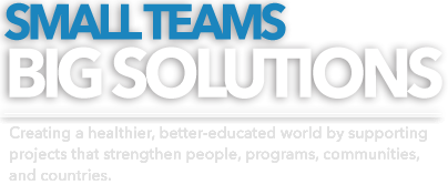 Small Teams Big Solutions